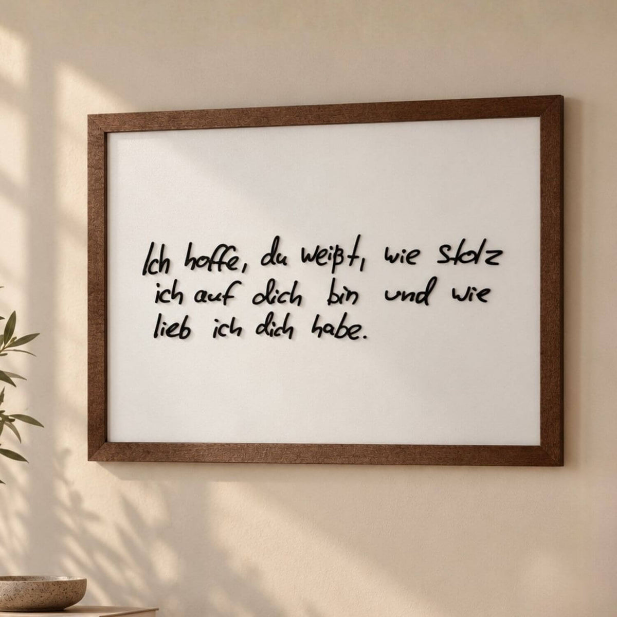 Kunstwerk aus Originalhandschrift