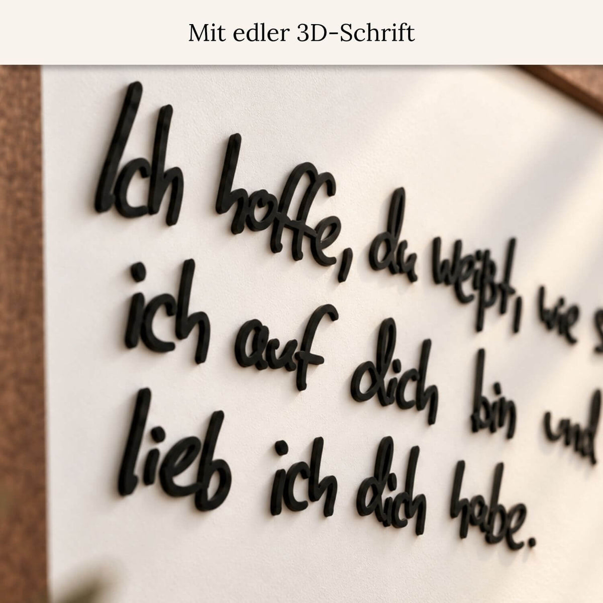 Kunstwerk aus Originalhandschrift