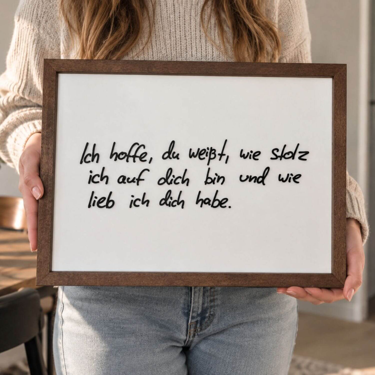 Kunstwerk aus Originalhandschrift