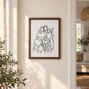 Outline-Kunstwerk aus deinem Foto