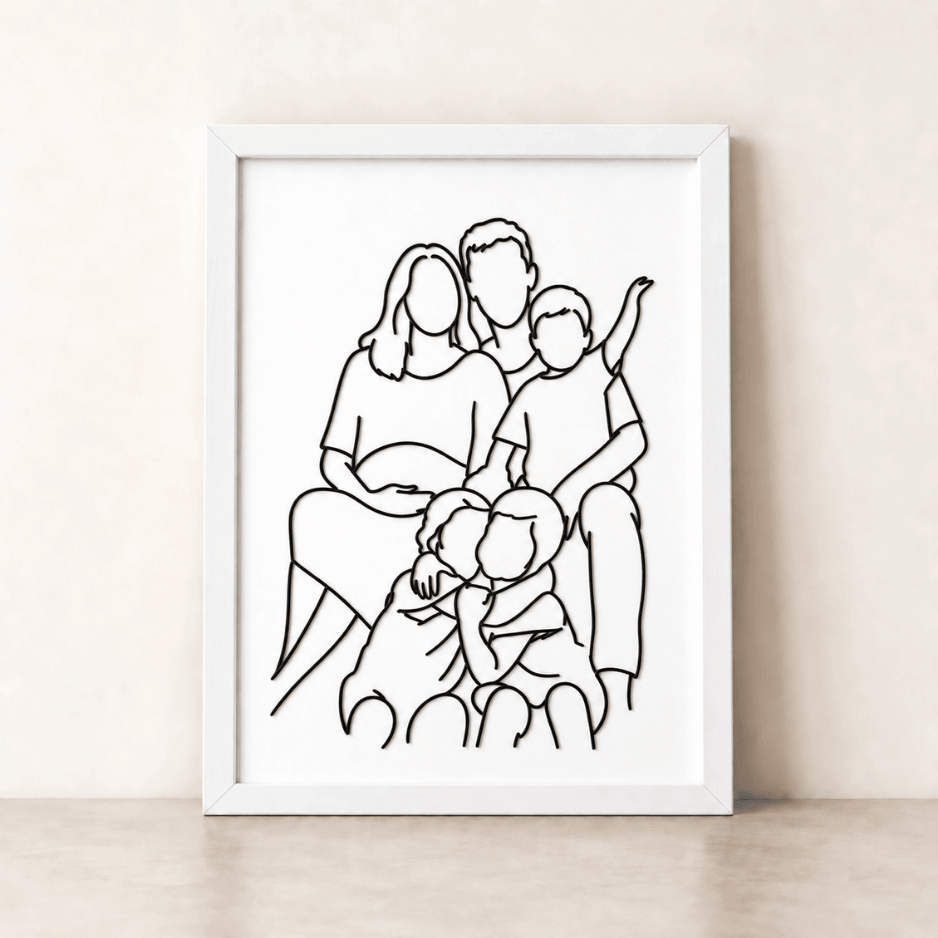 Outline-Kunstwerk aus deinem Foto