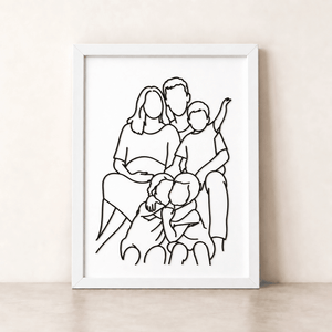Outline-Kunstwerk aus deinem Foto