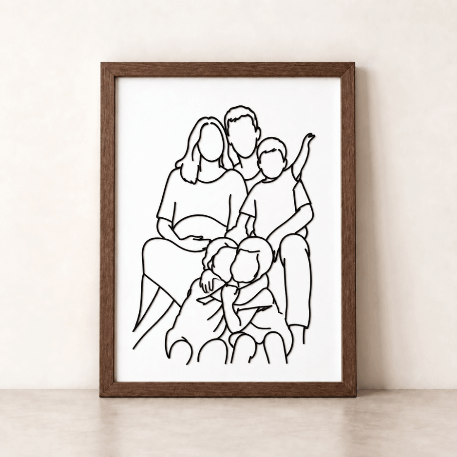 Outline-Kunstwerk aus deinem Foto