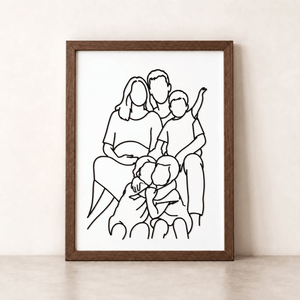 Outline-Kunstwerk aus deinem Foto