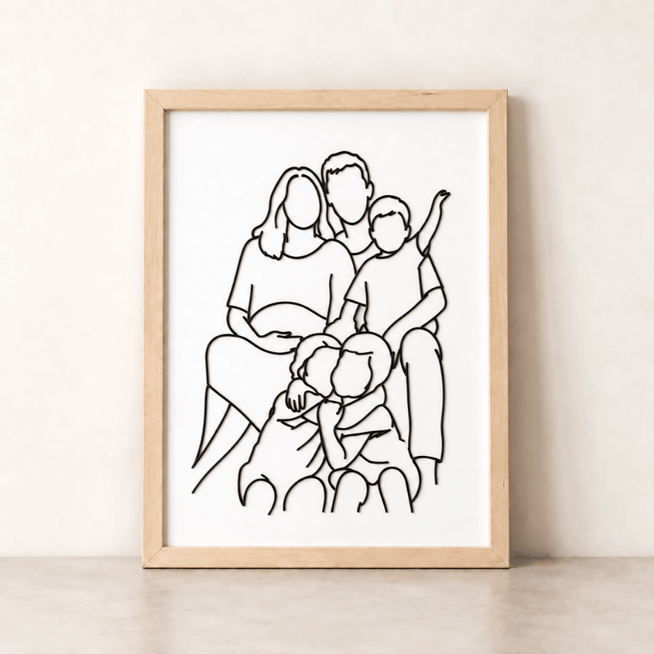 Outline-Kunstwerk aus deinem Foto