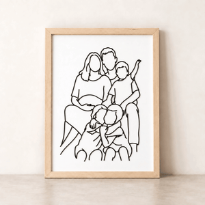 Outline-Kunstwerk aus deinem Foto