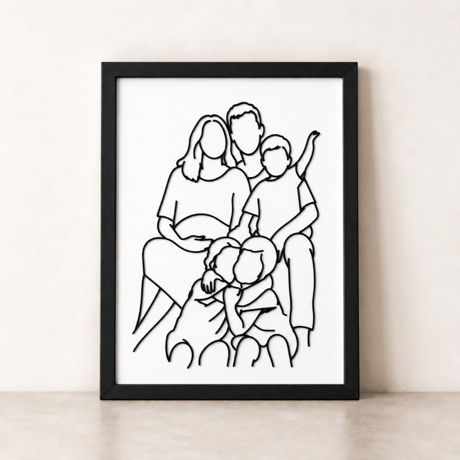Outline-Kunstwerk aus deinem Foto