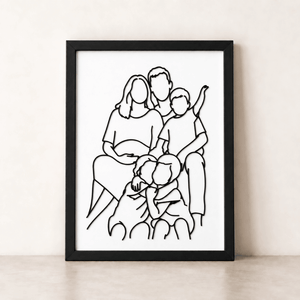 Outline-Kunstwerk aus deinem Foto