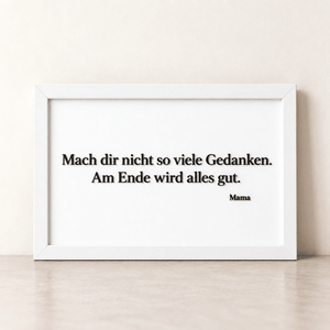 Wunschtext als 3D-Kunstwerk